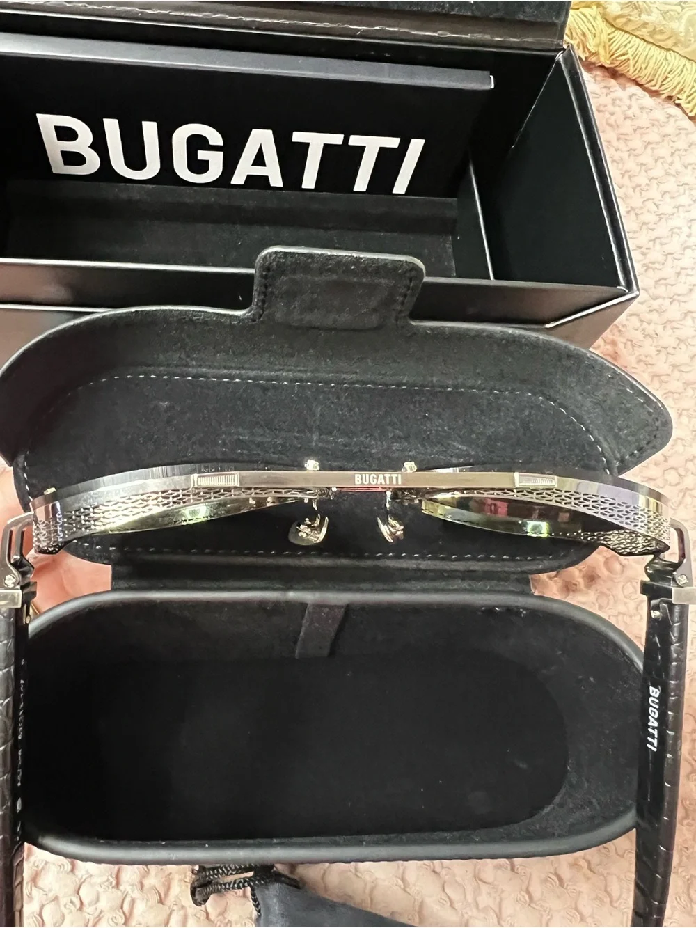 Bugatti 05 AS/GM Luxury Aviator Sunglasses New Full Set COA